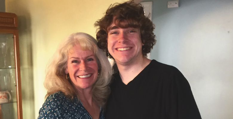 Susan Flint chose to establish a $1,000 scholarship in her son’s memory for students entering visual and media arts. Courtesy of Susan Flint.