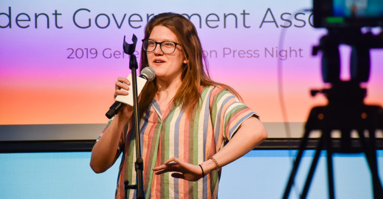 Junior Abigail Semple recieved the fewest votes out of the top three candidates for executive treasurer in the spring 2019 election. Beacon Archive