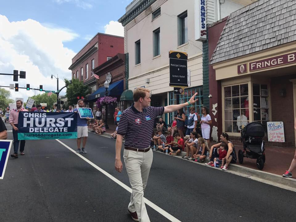 The people of Virginias 16th District elected alumnus Chris Hurst to the House of Delegates.
COURTESY OF CHRIS HURST