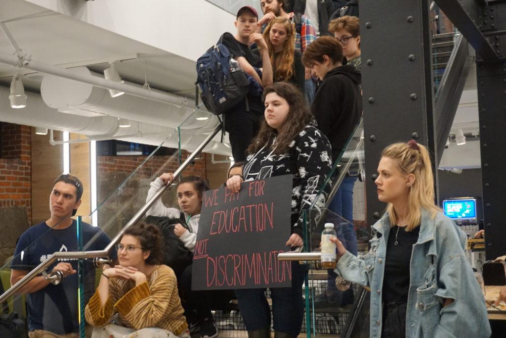 Anthony Lowrie addressed students, faculty, the Ad-Hoc Committee on Cultural Competency, and others in his memo following the protest.
DYLAN ROSSITER / BEACON CORRESPONDENT