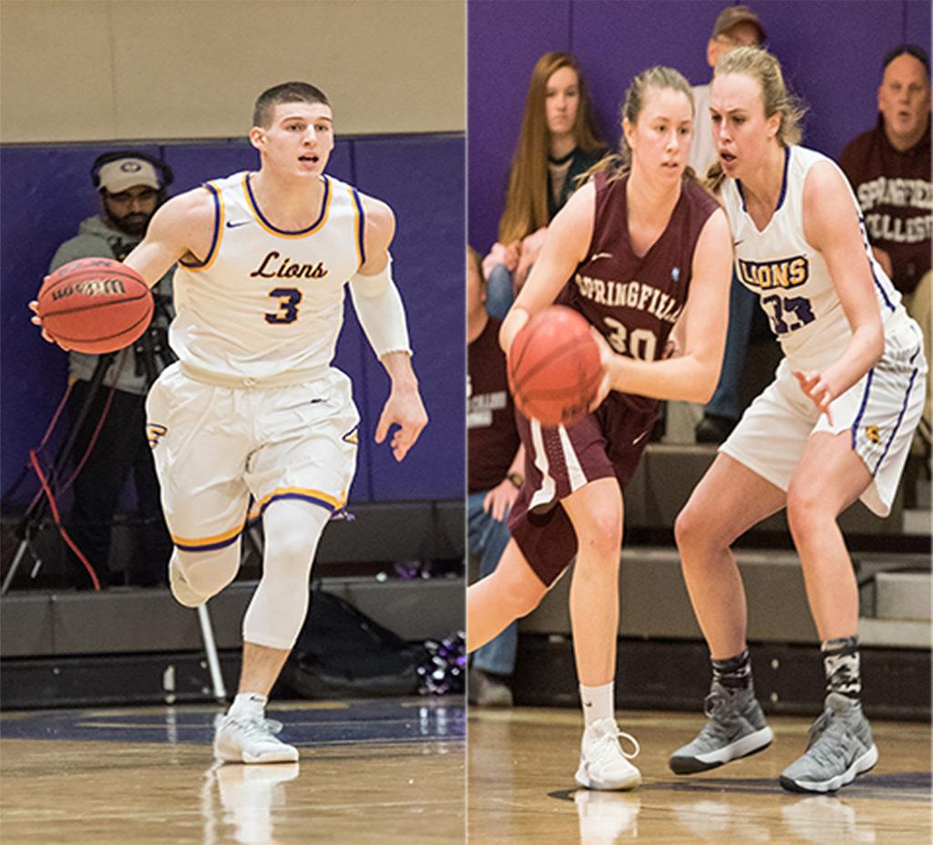 Gray (left) was named first team All-Conference and Boyle (right) was named second team All-Conference. Photos: Daniel Peden/Beacon Staff