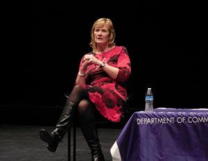 Jackie MacMullan spoke to Al Jaffe, Emerson alumnus, at the second installment of his speaker series.
MATT COUTURE / BEACON STAFF
Sports
Jackie MacMullan speaks at Emerson in Jaffe's series
by Matt Couture / Beacon Staff • November 9, 2016
Open Slideshow