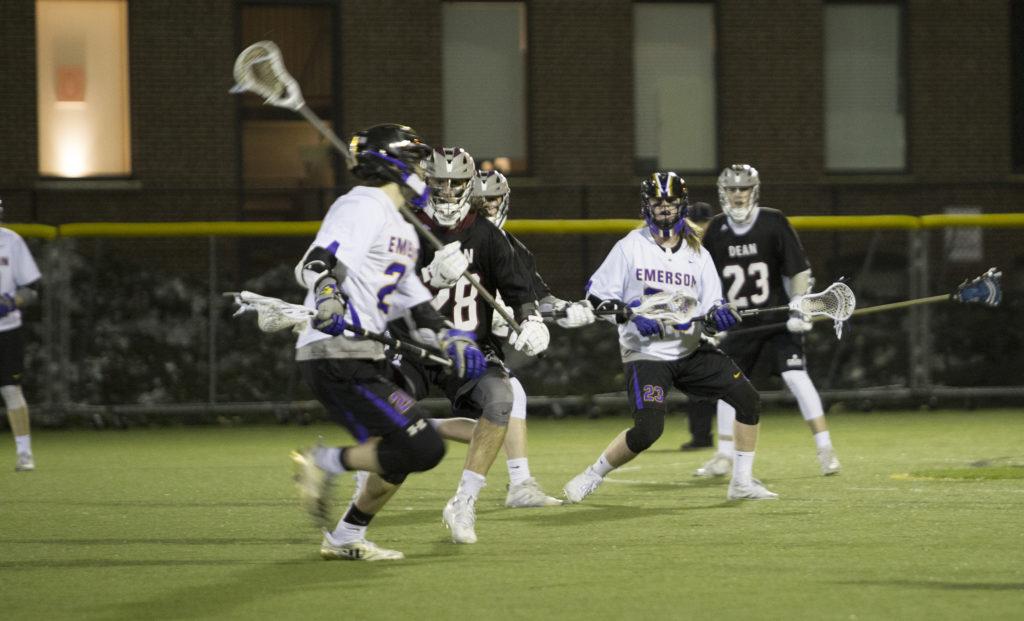 Emerson+mens+lacrosse+opened+its+NEWMAC+play+with+a+28-6+loss+to+Springfield+College+on+March+30.+Photo%3A+Kyle+Bray%2FBeacon+Staff