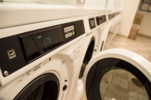 On-campus students wash and dry for free