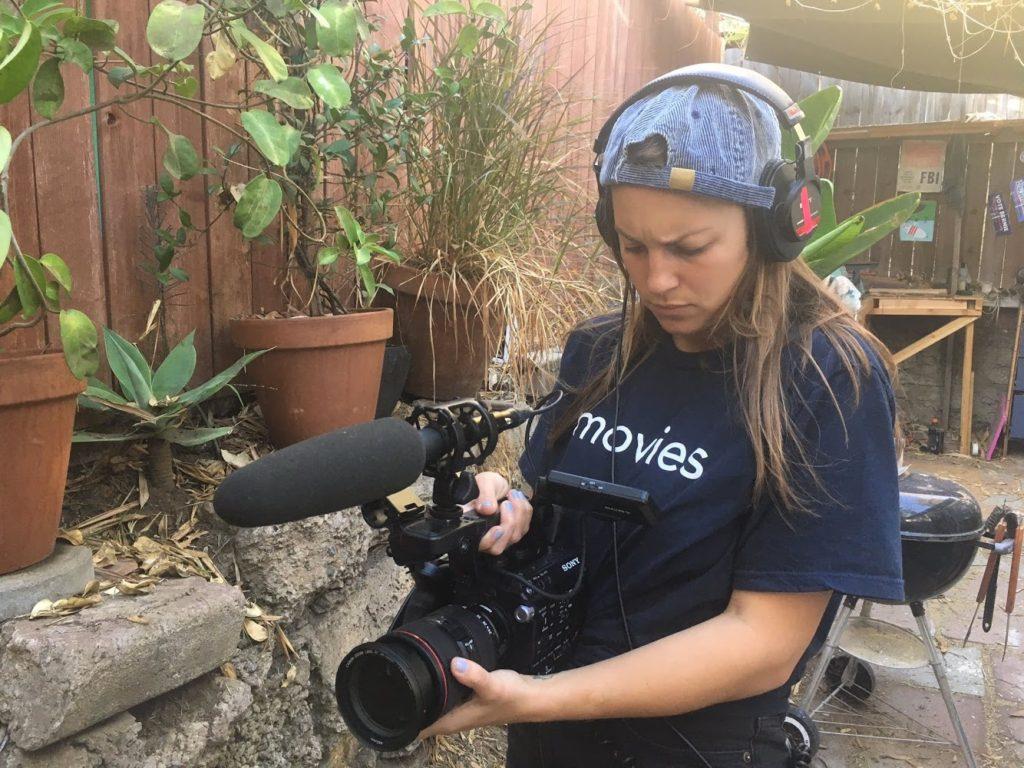 Sarah Ginsburg 11, now living and working in Los Angeles, filmed SPACESAVERS during the 2015 Boston blizzard. / Courtesy of Sarah Ginsburg