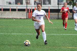 Women’s soccer loses to WPI after two late goals