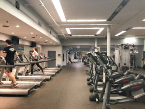 The college delayed the opening of the fitness center to the fall 2021 semester. Photo by Sabrina Ortiz / Beacon Correspondents