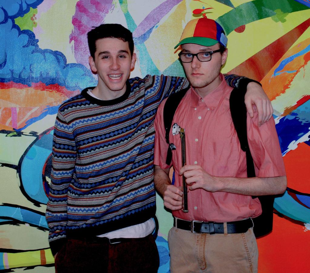 Sophomore David Potashnik and junior Benjamin Zieper created The Big Ugly Show in their dorms and now holds performances at Democracy Brewery.
Photo by Greyson Acquaviva / Beacon Staff