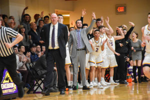 Watch: Men’s basketball beats Springfield to advance to NEWMAC championship game