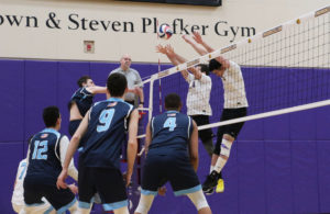 Men’s volleyball opens conference play with loss against Lasell