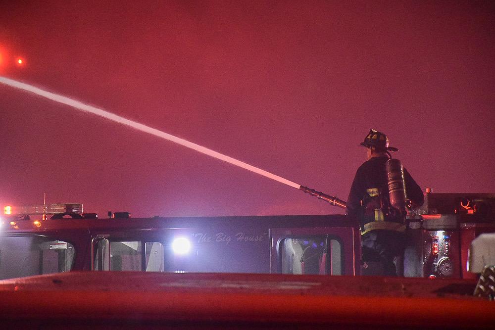 The Boston Fire Department evacuated East Boston residents following a fire that ignited at approximately 3:30 p.m. at the New England Casket Company. Photo by Anissa Gardizy