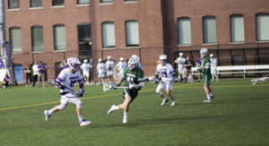 Men’s lacrosse loses to Babson despite hat trick by freshman midfielder