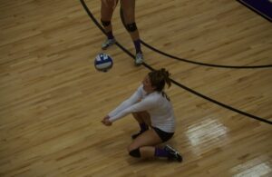 Serving support, volleyball fundraises for Dig Pink