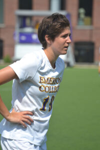 Giannone giving her all in her last games