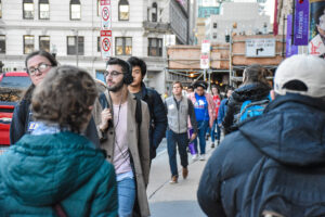 Straight Pride Parade Passing Emerson on Move-In Weekend