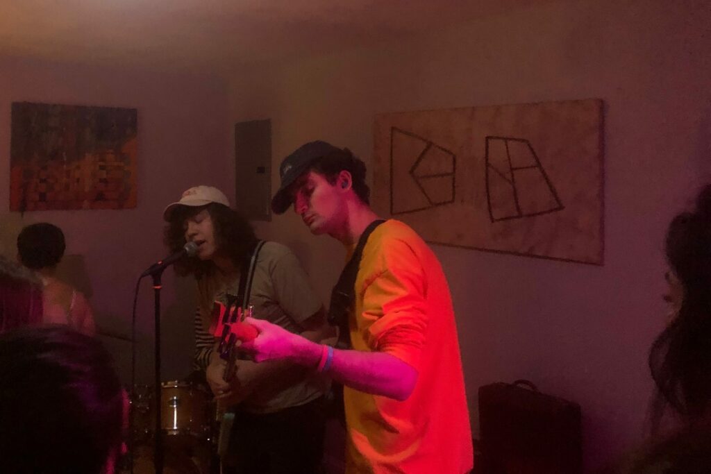 Student band Snoozer released their first album, Tortoise, Hare in 2019, falling under their own style of running-with-scissors punk rock. Kyle Bray / Beacon Staff