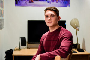 Resident Assistant Max Straubinger said he has felt disrespected by the administrations treatment of RAs. Jakob Menendez / Beacon Staff