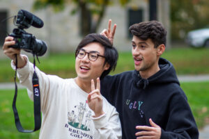 Seniors capture viral YouTube family on film