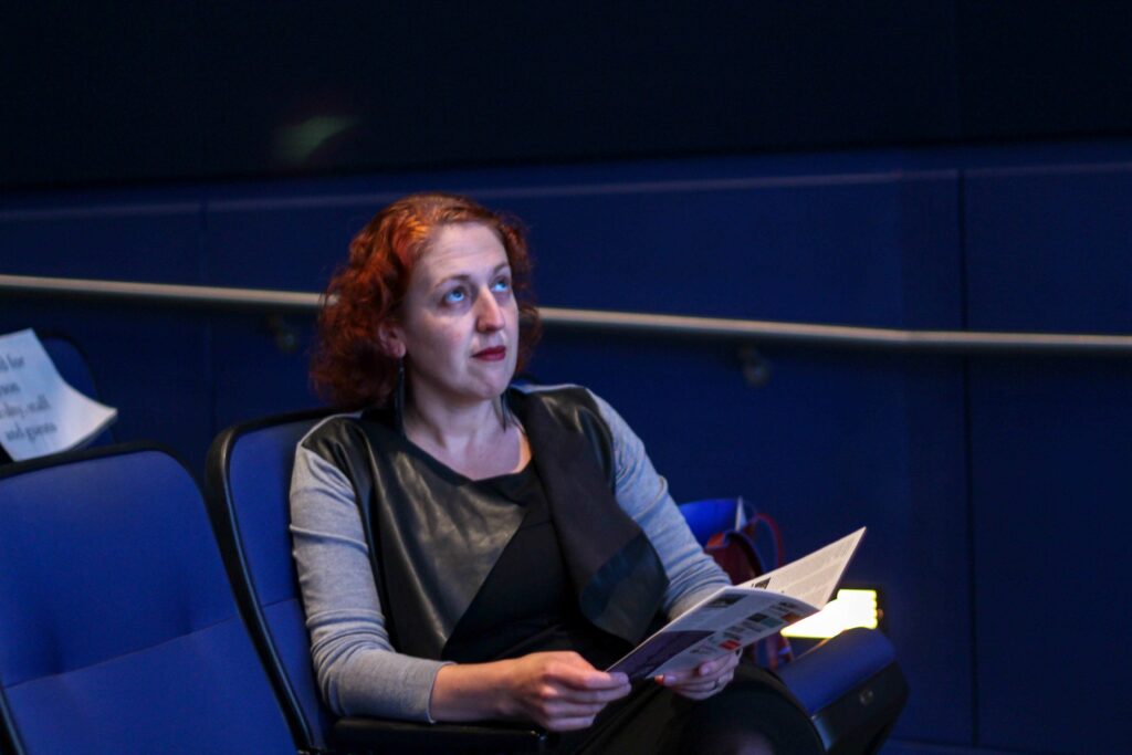 Anna Feder at the Bright Lights Film Series in 2019.