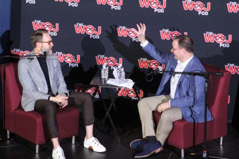 ESPN hosts live podcast in Emerson gymnasium