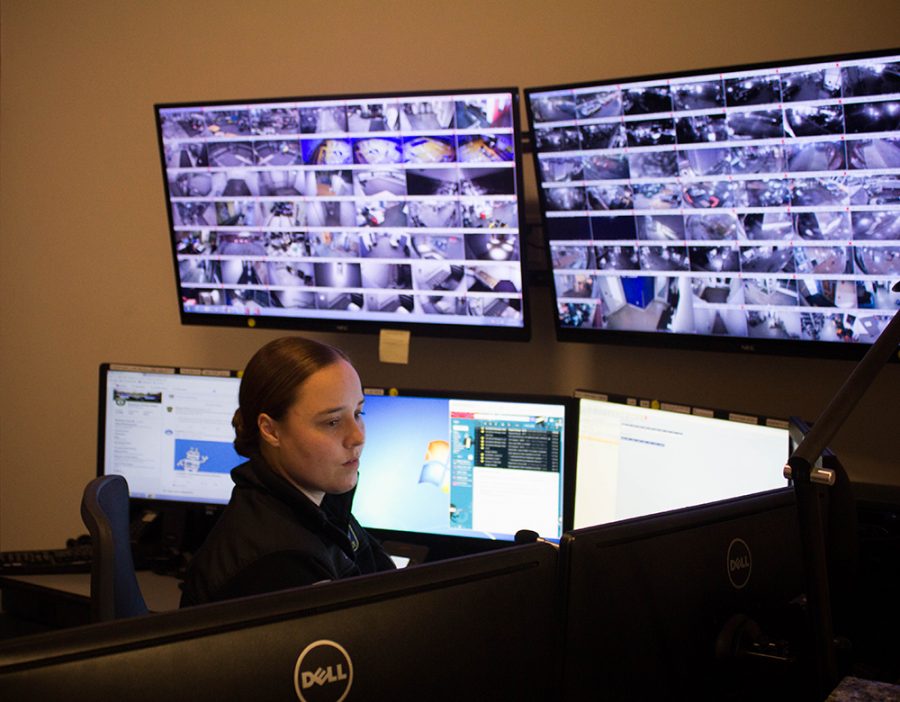 Amanda Flower at work in the ECPD office in Nov. 2017