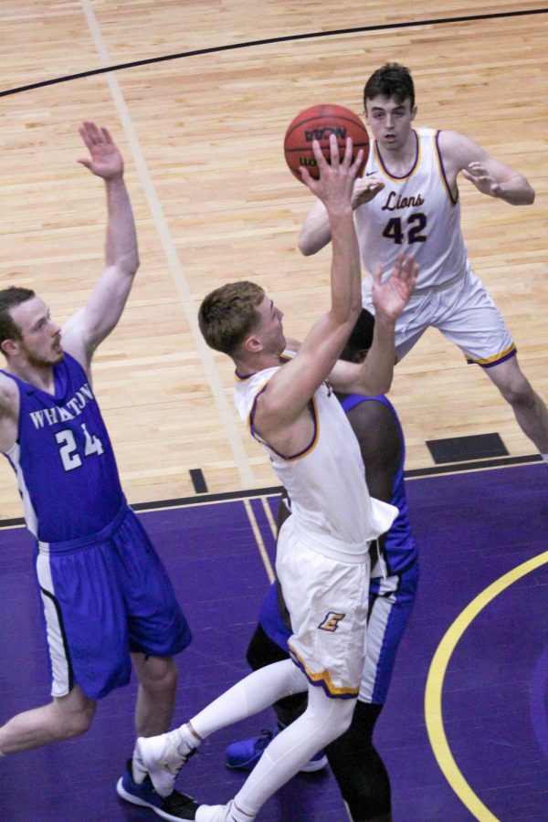 Senior guard Jack O’Connor scored 24 points and pulled down six rebounds against Wheaton on Saturday.