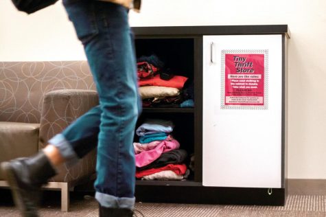 Tiny Thrift Store created in Colonial basement to help curb “fast fashion”