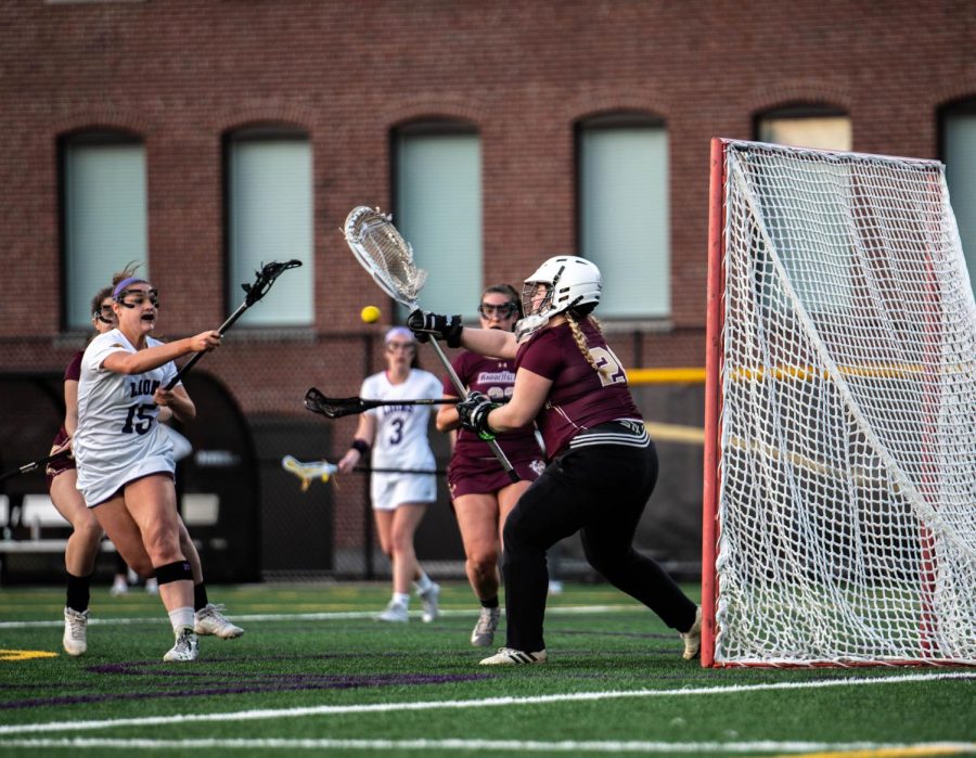 Jenna Tomsky scored 14 goals in three games for the Lions 