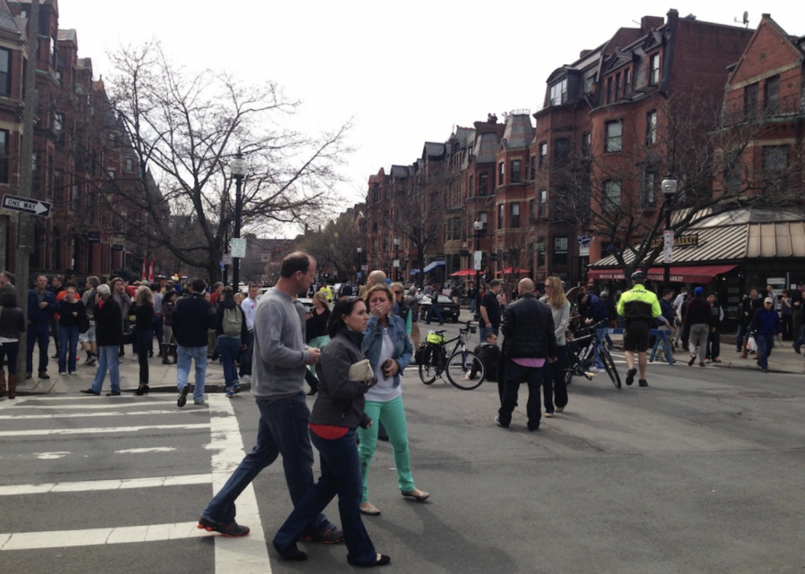 Two consecutive bombs were detonated near the finish line of the Boston Marathon today at 2:50 p.m.