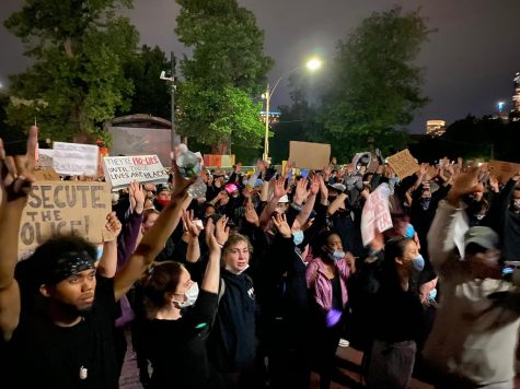 Hundreds gathered outside the Massachusetts State House on Tuesday to protest police brutality