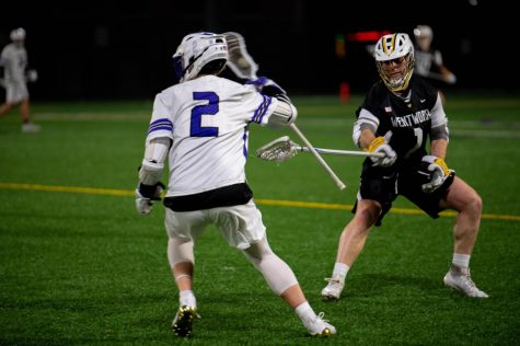 Austin Franklin (2) has scored 37 career goals. He will have the opportunity to add to that total this spring.