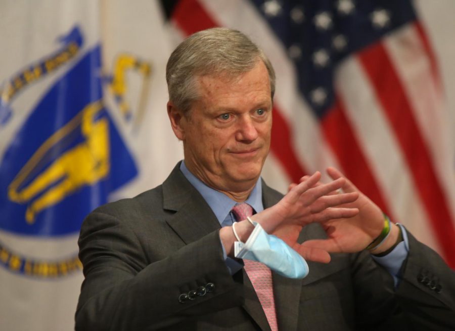 Massachusetts Governor Charlie Baker. 