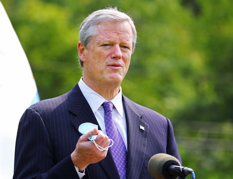 Massachusetts Governor Charlie Baker. 