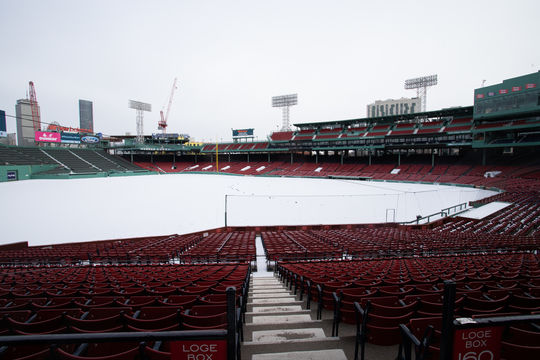 Boston's Fenway Park empty 