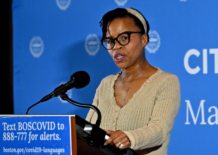 April 1, 2021- Mayor Kim Janey provides an update on Covid 19 and is also joined by Porsha Olayiwola, the City of Boston Poet Laureate, to kick off National Poetry Month.  