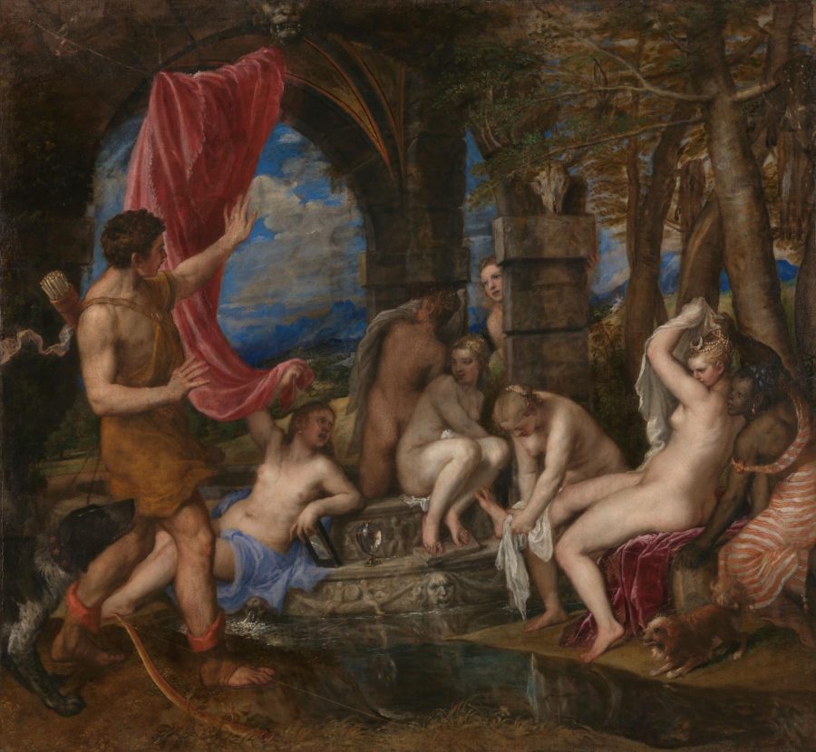 One of Titians six paintings. 