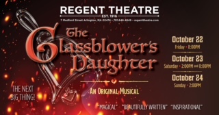 Flyer for The Glassblowers Daughter.
