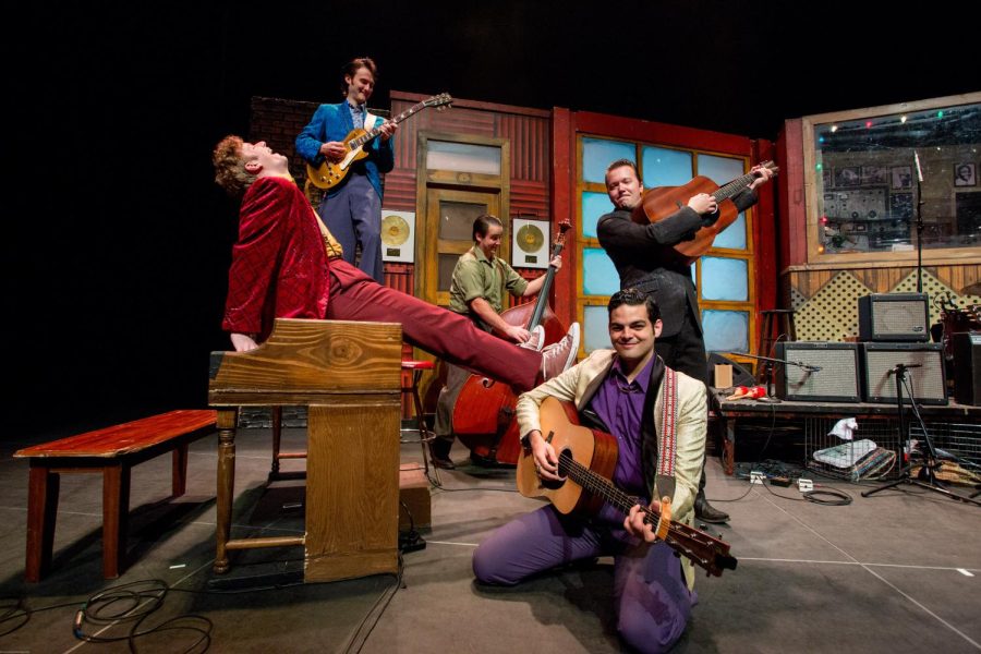 The main characters of the Million Dollar Quartet. 