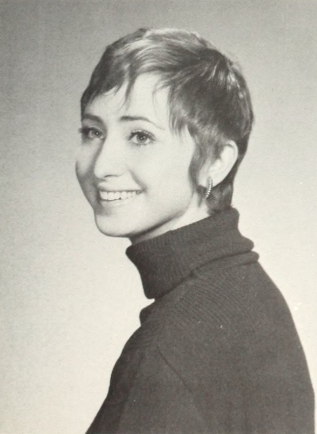Marla Kirban in 1970, her senior year at Emerson
