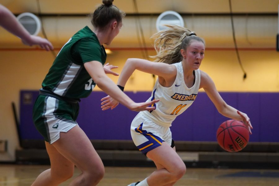 Sophomore guard Ella Bushee tallied 11 points in NEWMAC game against Wheaton