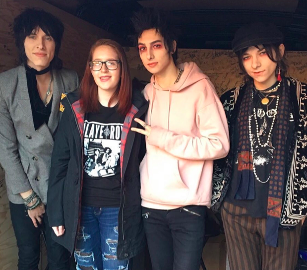 Fehr and Palaye Royale in 2018. Courtesy of Kaitlyn Fehr.