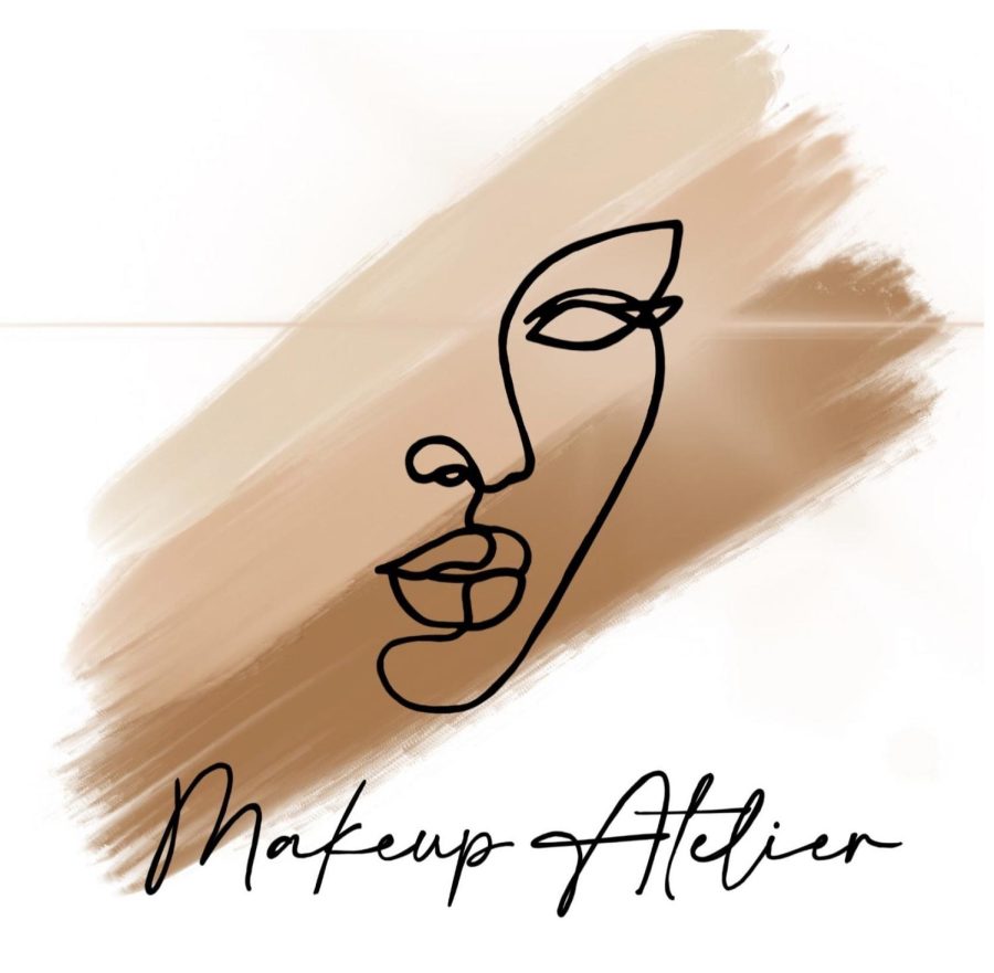 Makeup Atelier logo, created by Julia Magdziak.
