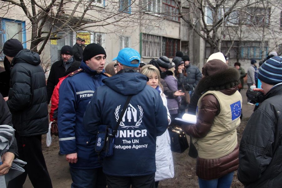 UNHCR, Mariupol, Ukraine, January 2015