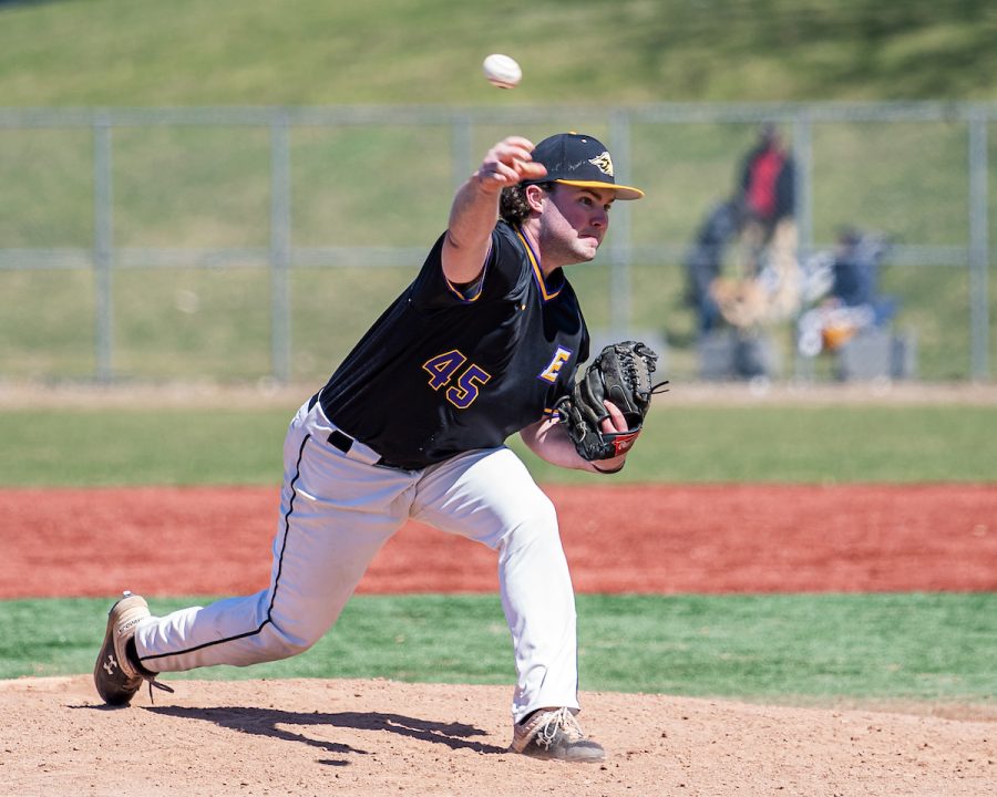 Senior right-handed pitcher Johnny Maffei has pitched two complete games this season. The first was a shutout against Bethany Lutheran College on March 9.