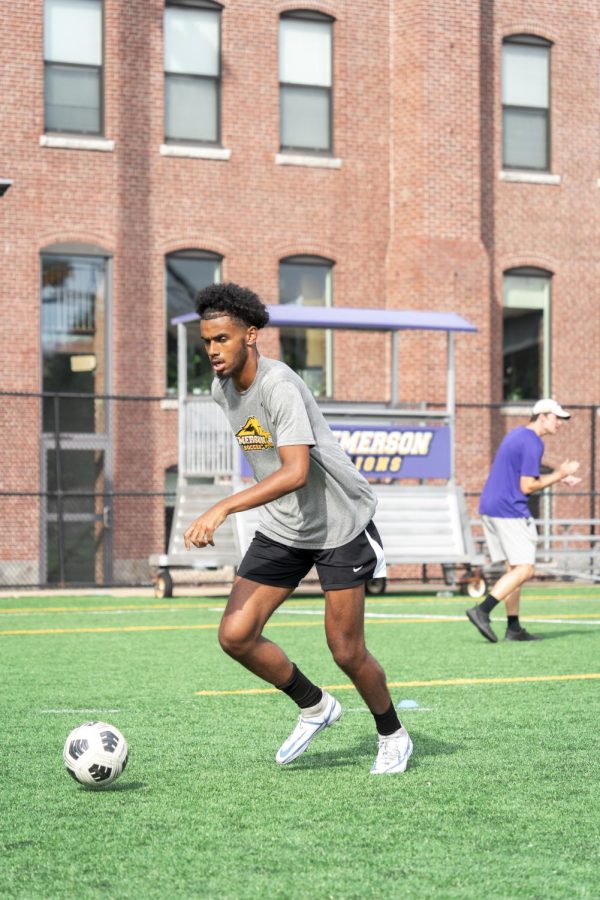 Coming fresh off the French soccer scene, Sophomore Hugo Berville looks forward to the routine of playing soccer at Emerson.