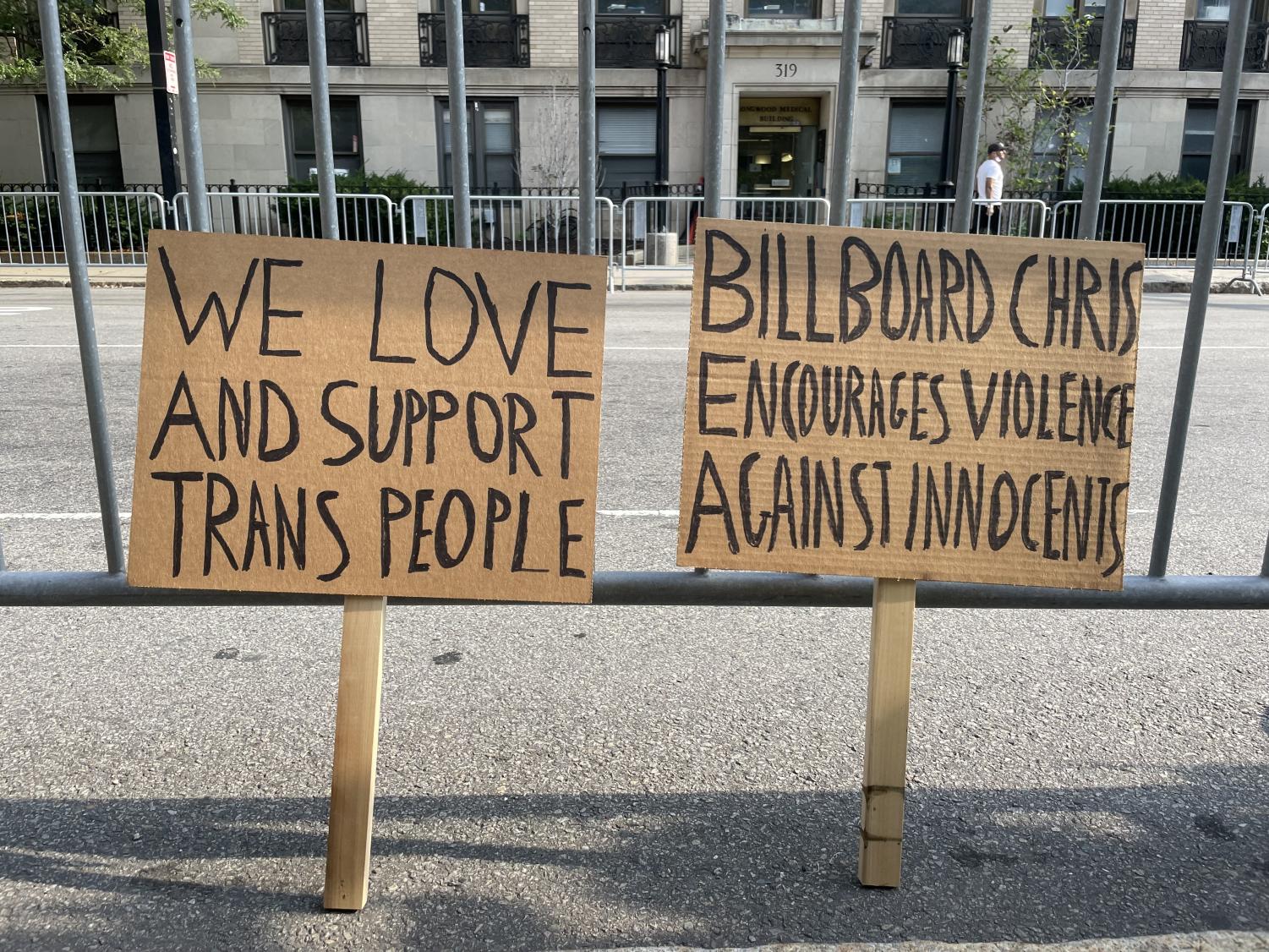 Anti-trans protesters met with counter-protesters at Boston Children’s ...