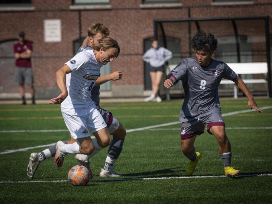The Emerson mens soccer team defeated Springfield College on Sept. 17.