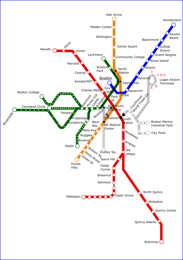 MBTA Subway Map