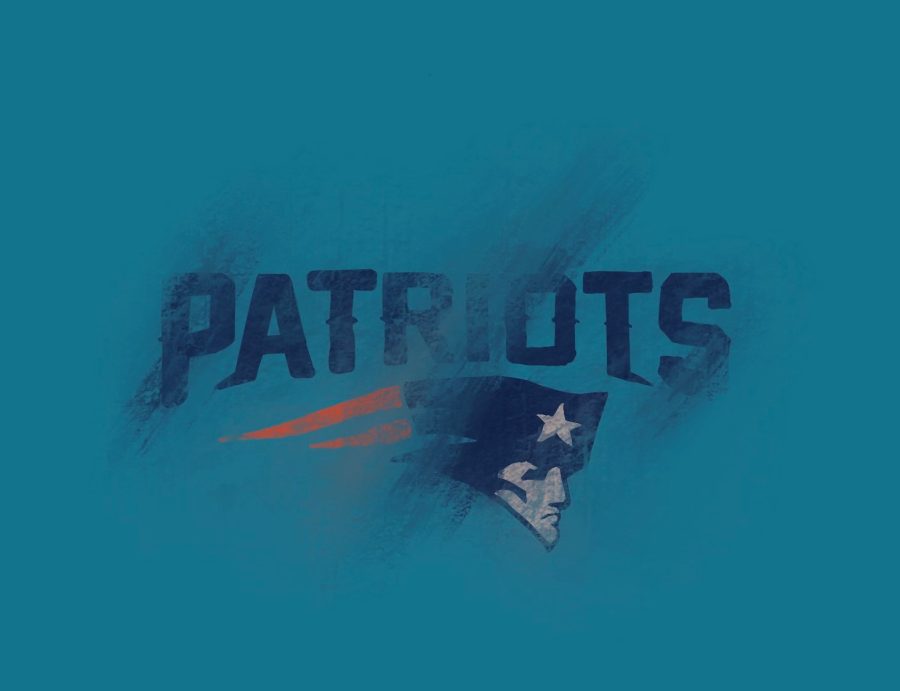 The New England Patriots logo.