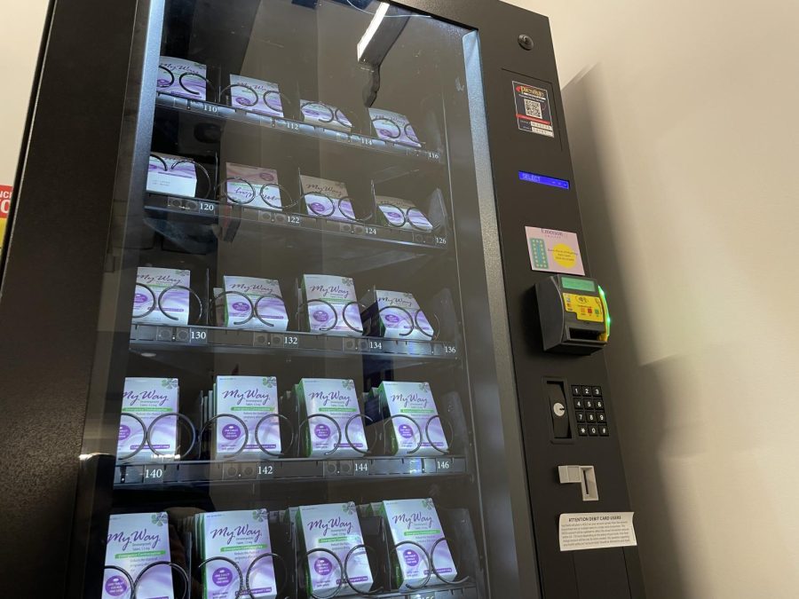 Contraceptive vending machine.